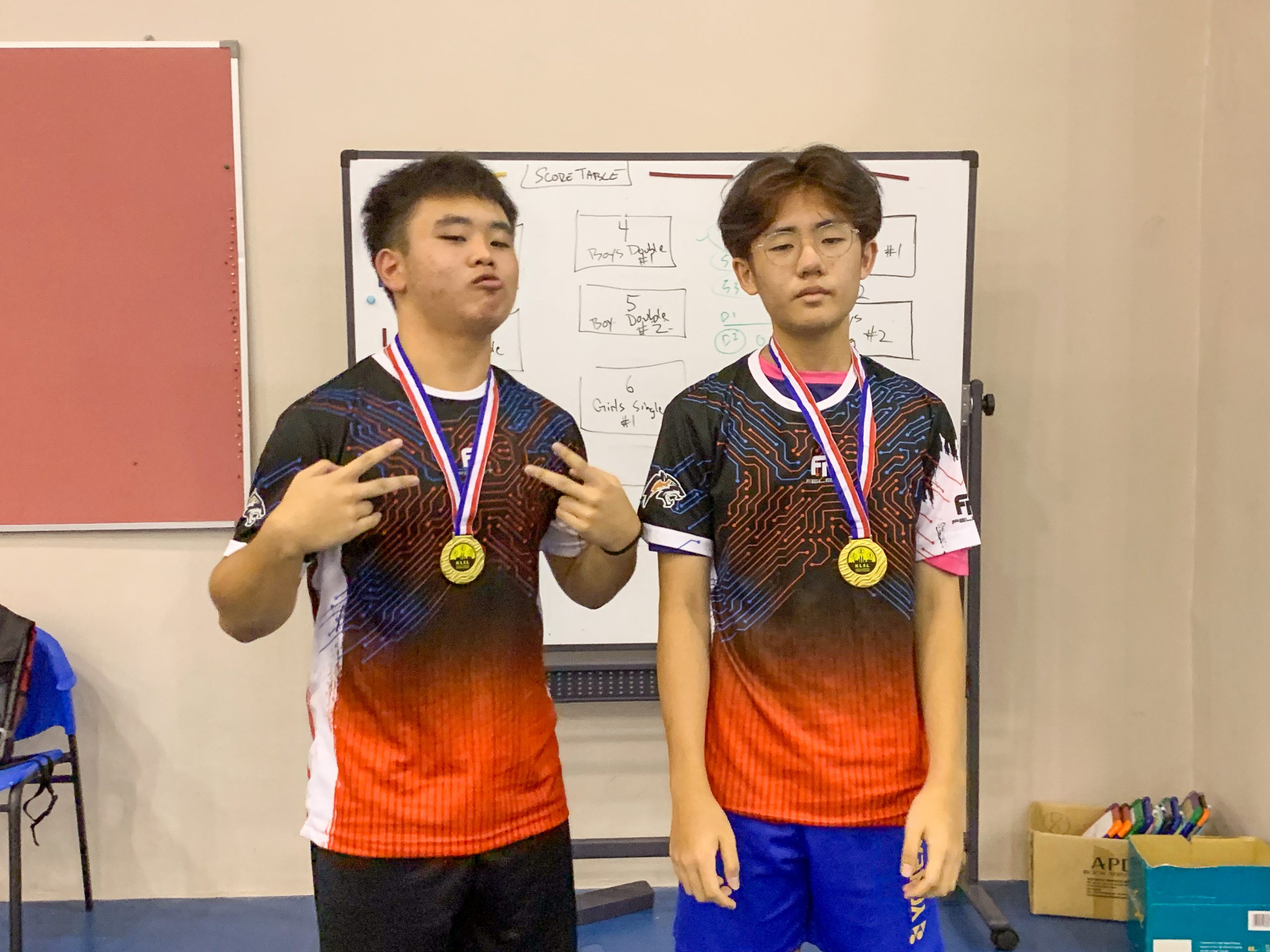 Badminton KL Sports League (Boys U18) – Men’s Doubles champion